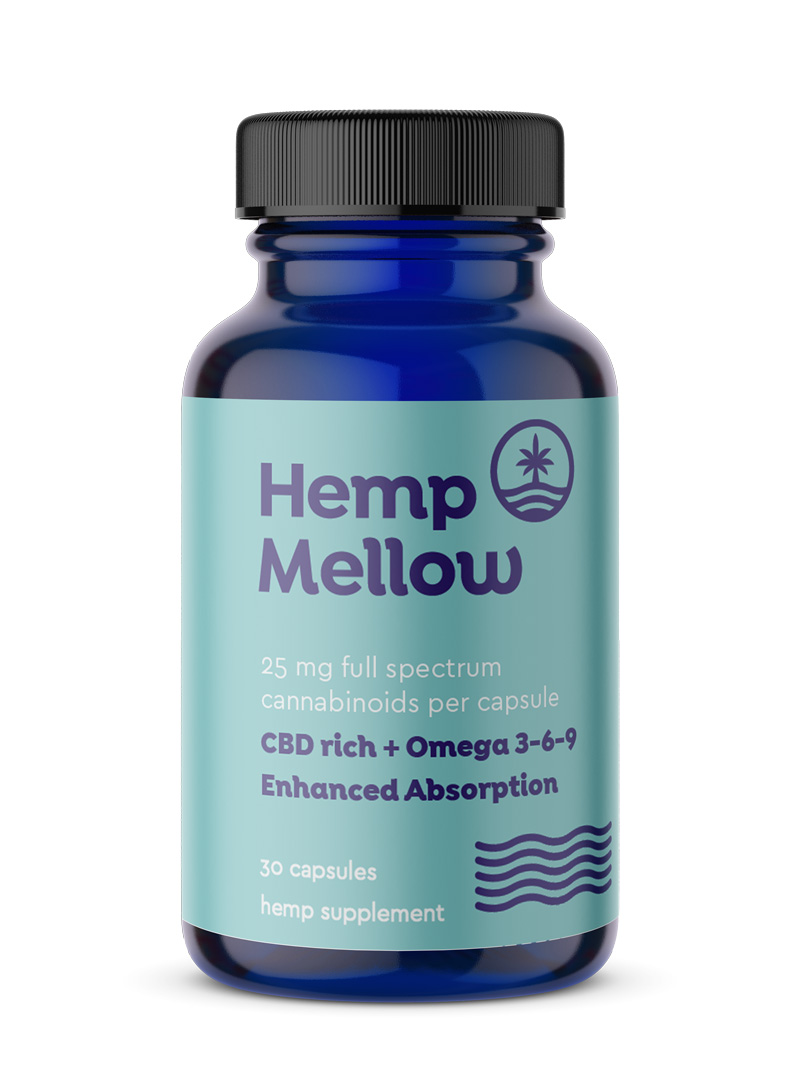 Hemp Mellow 30ct Bottle